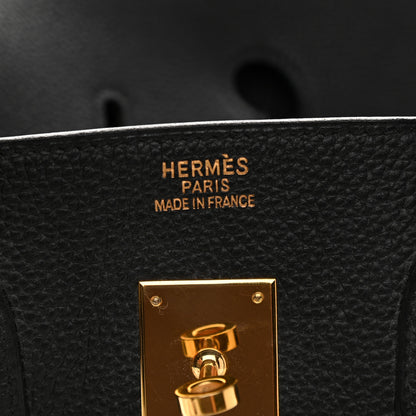 Hermes Togo Birkin 35 Black 6 of 9