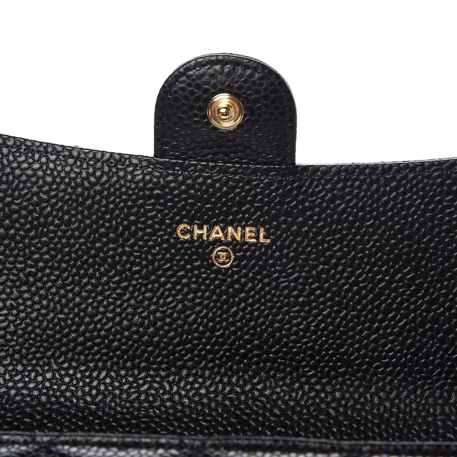 Chanel Caviar Quilted Large Flap Wallet Black 6 of 8