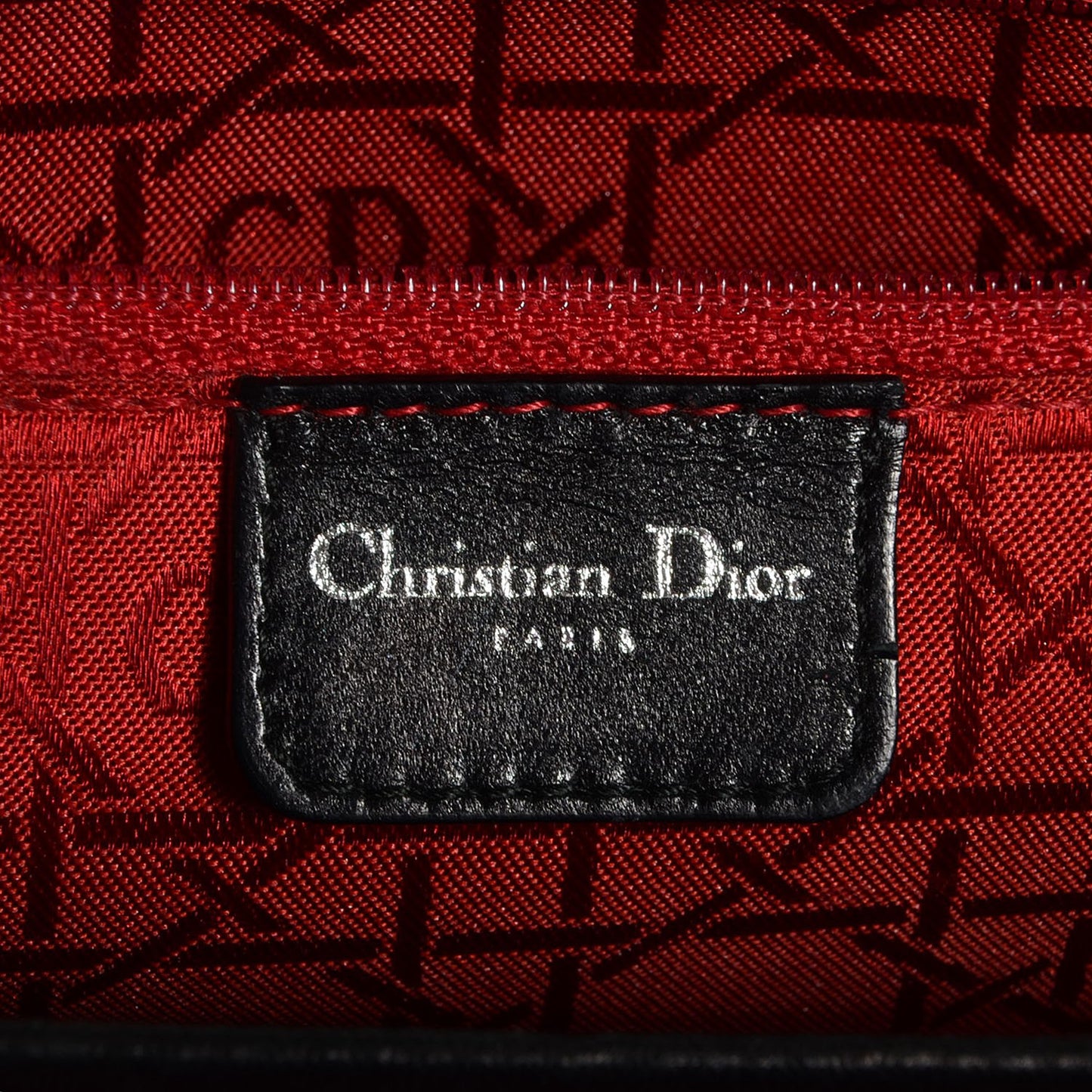 Lambskin Cannage Studded East West Lady Dior Black