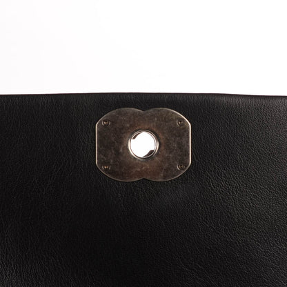 Chanel Metallic Goatskin Quilted Medium City Rock Flap Black 8 of 10