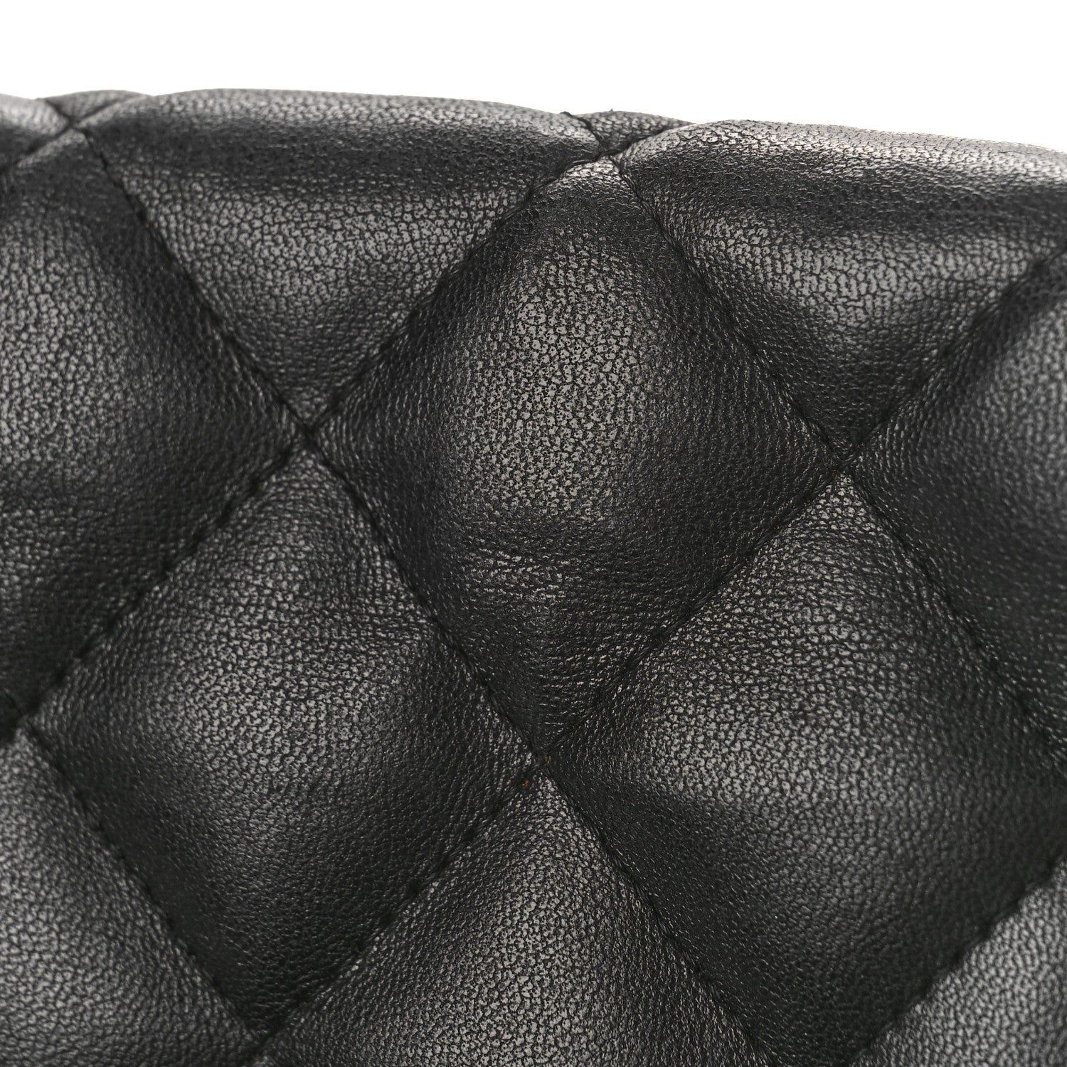 Chanel Lambskin Quilted Jumbo Single Flap Black 10 of 11