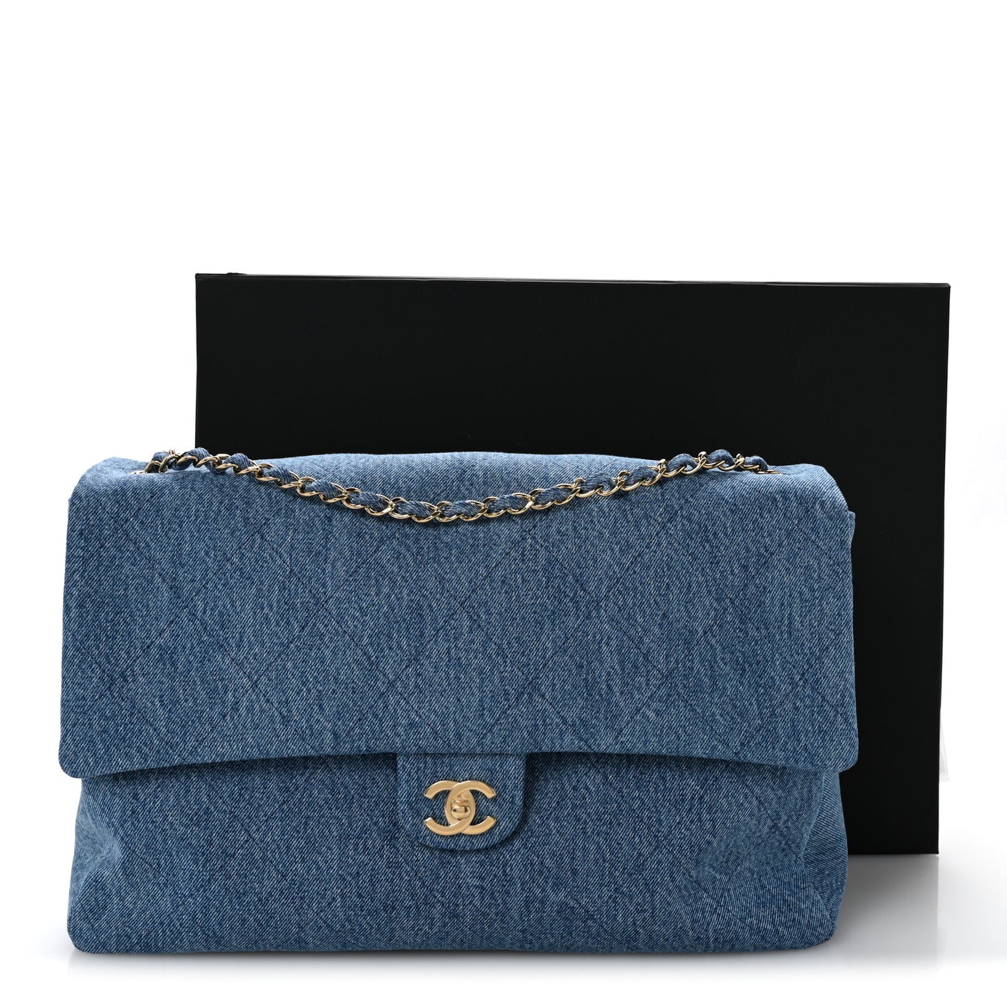 Denim Souplissimo Maxi Flap Blue