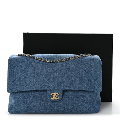Chanel Denim Souplissimo Maxi Flap Blue 11 of 11