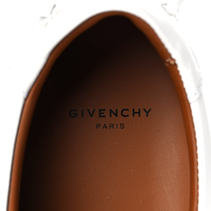 Givenchy Calfskin Band Logo Womens Urban Street Sneakers 39.5 White Black 9 of 12