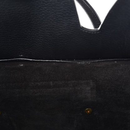 Celine Crisped Calfskin Mini Tie Knot Tote Black 10 of 12