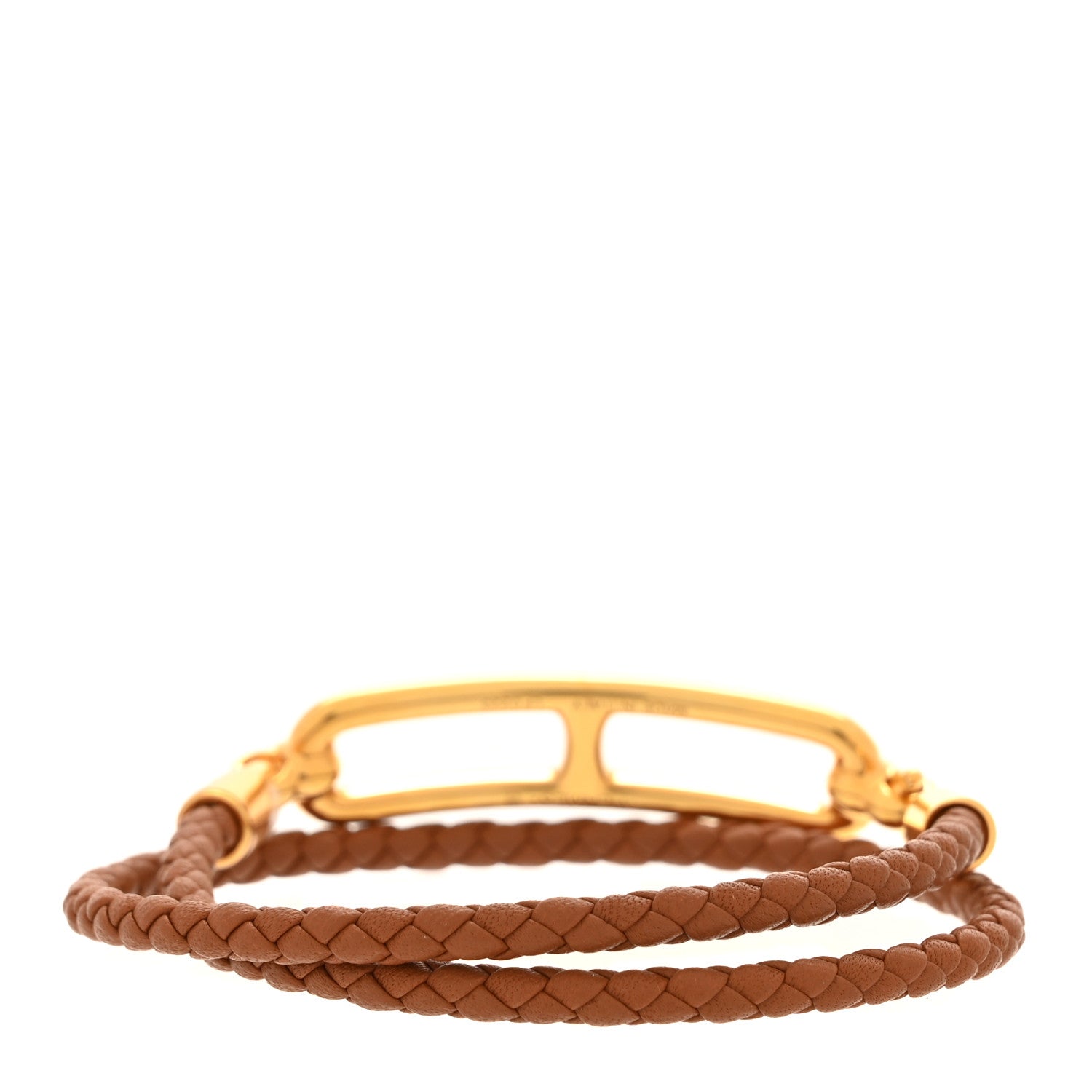 Hermes Swift Roulis Double Tour Bracelet T2 Gold 3 of 5