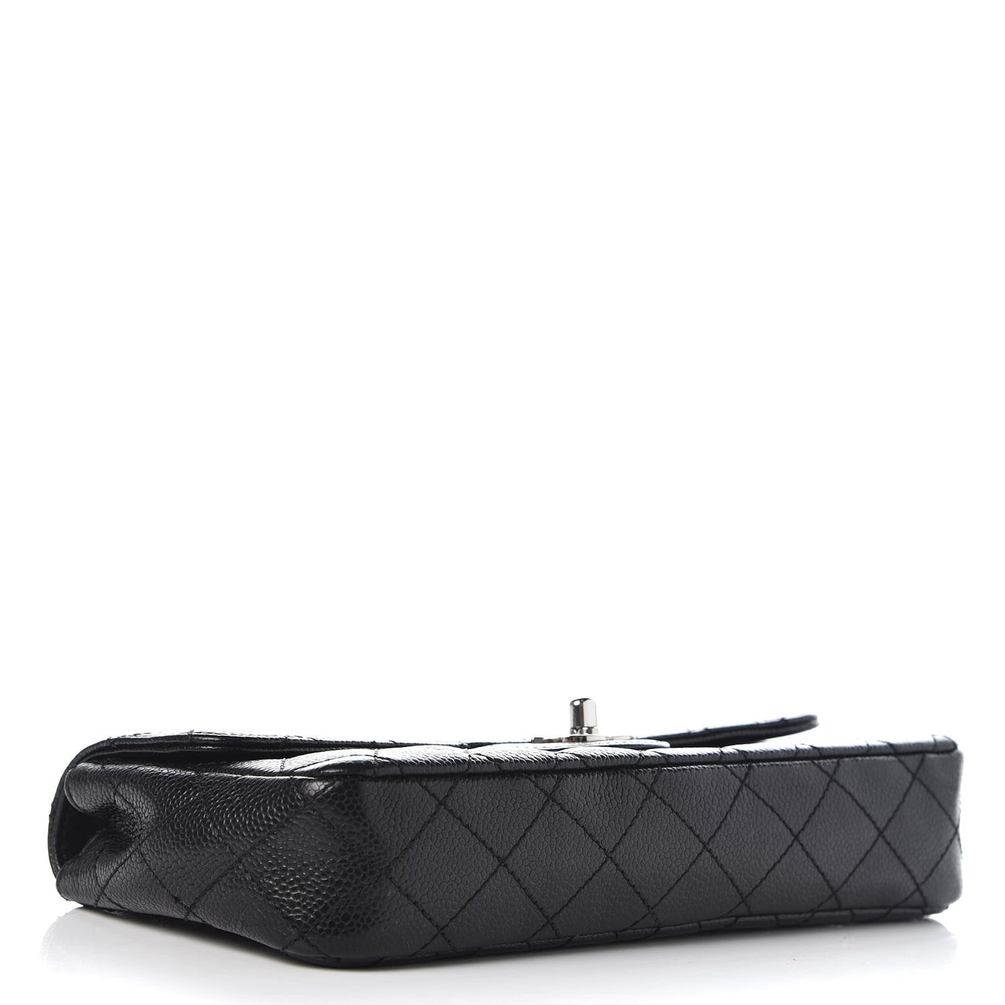 Caviar Quilted East West Flap Black