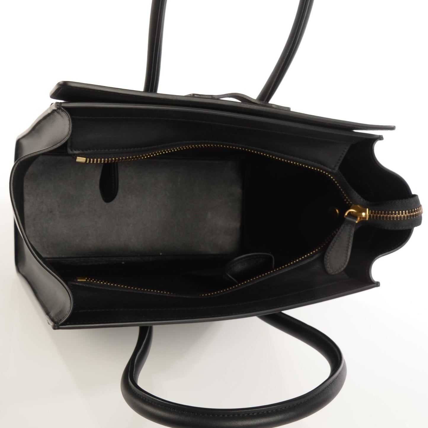 Smooth Calfskin Micro Luggage Black