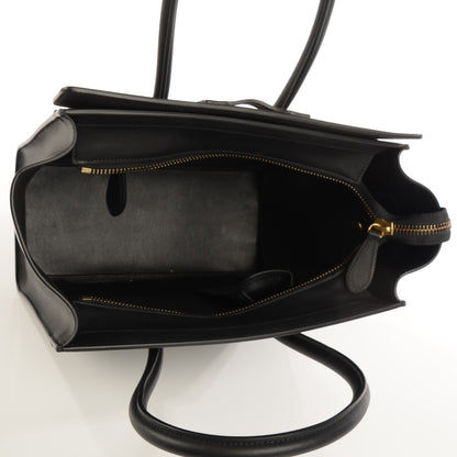 Celine Smooth Calfskin Micro Luggage Black 6 of 9