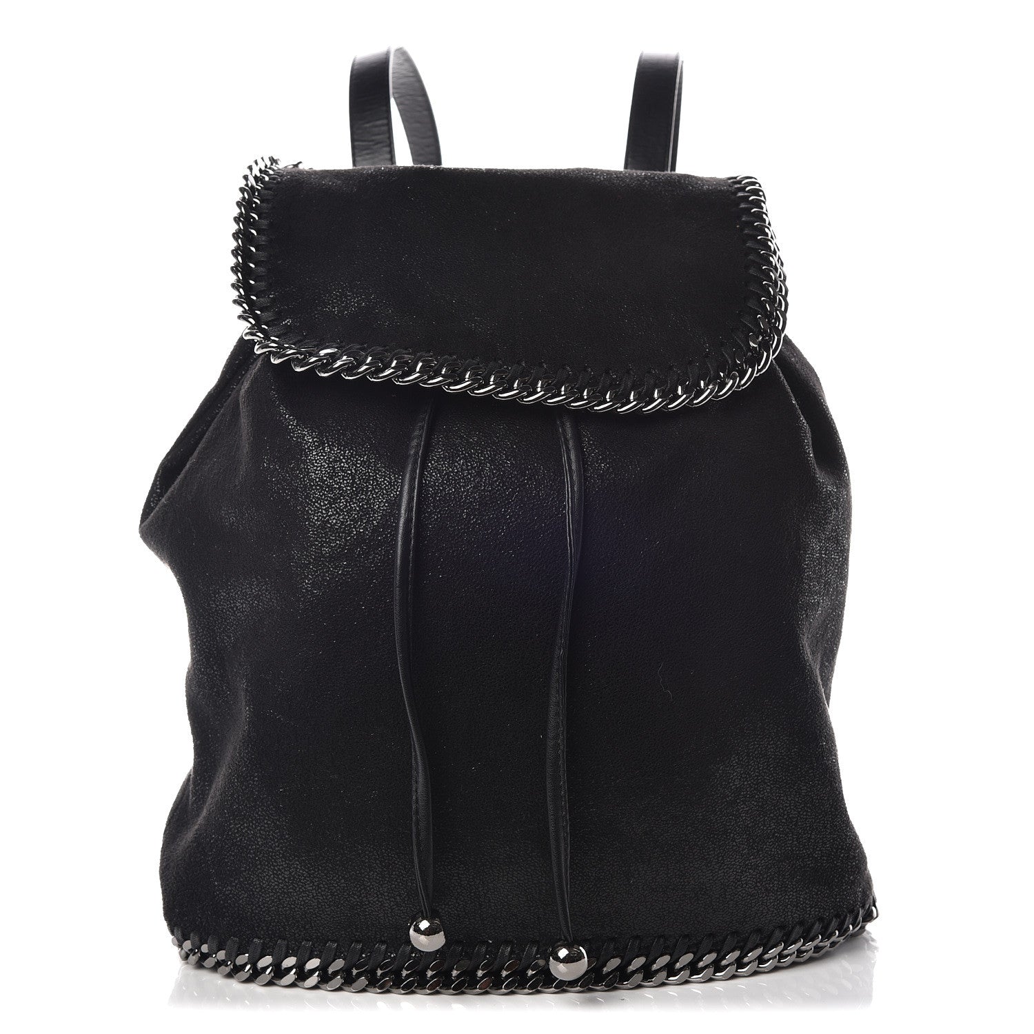 Stella McCartney Shaggy Deer Falabella Backpack Black 1 of 10