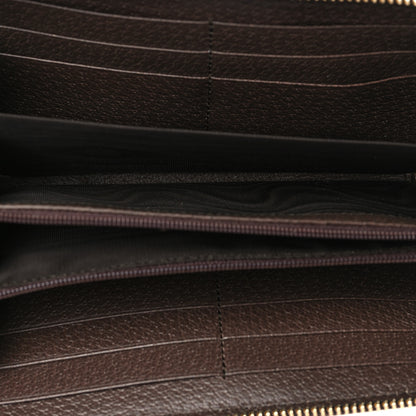 Gucci GG Supreme Monogram Web Ophidia Zip Around Wallet Brown 5 of 7
