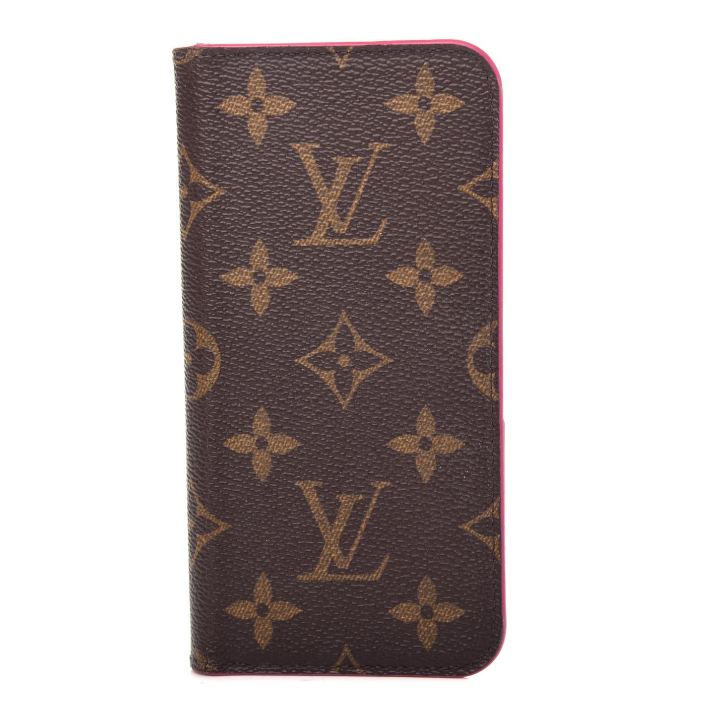 Monogram iPhone X Folio Case Rose Pop