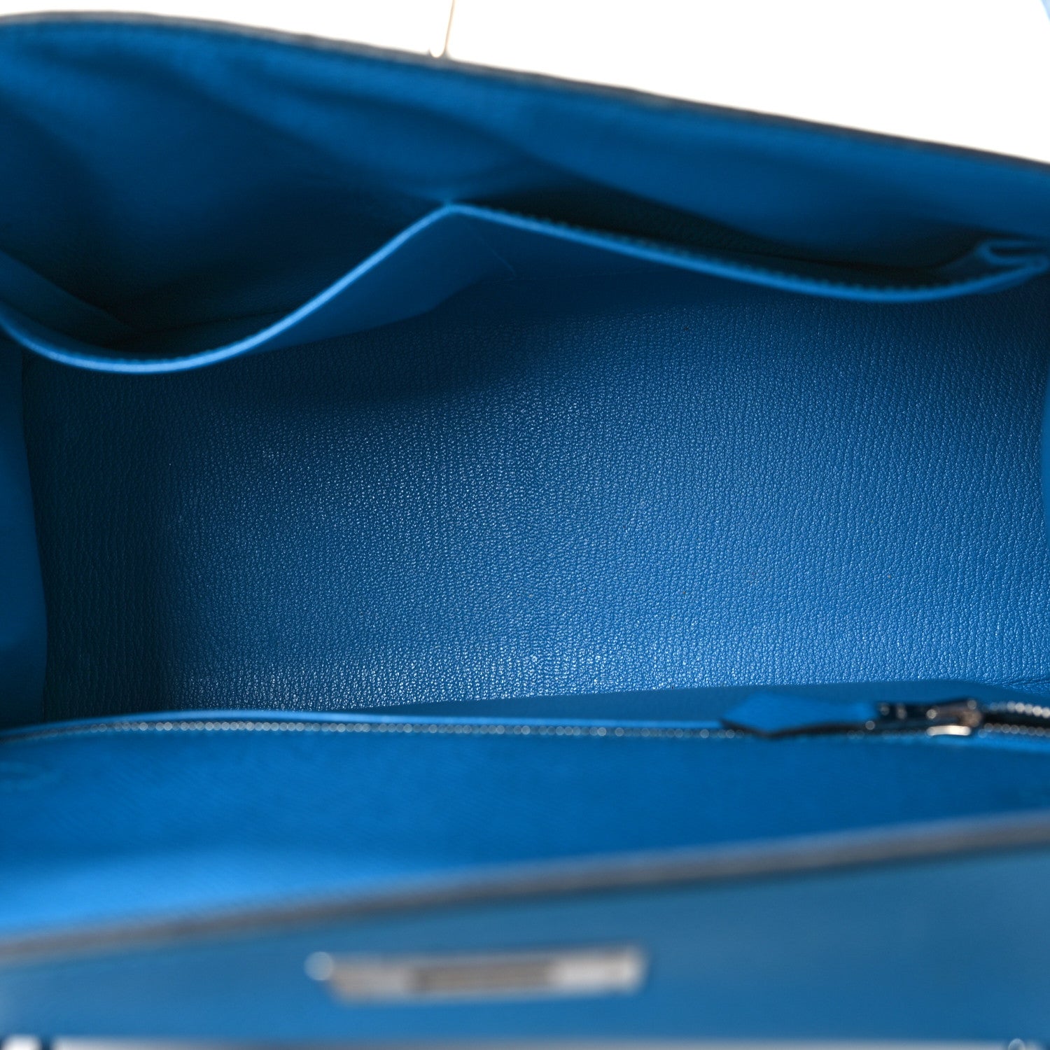 Hermes Epsom Kelly Sellier 28 Bleu Zanzibar 6 of 11