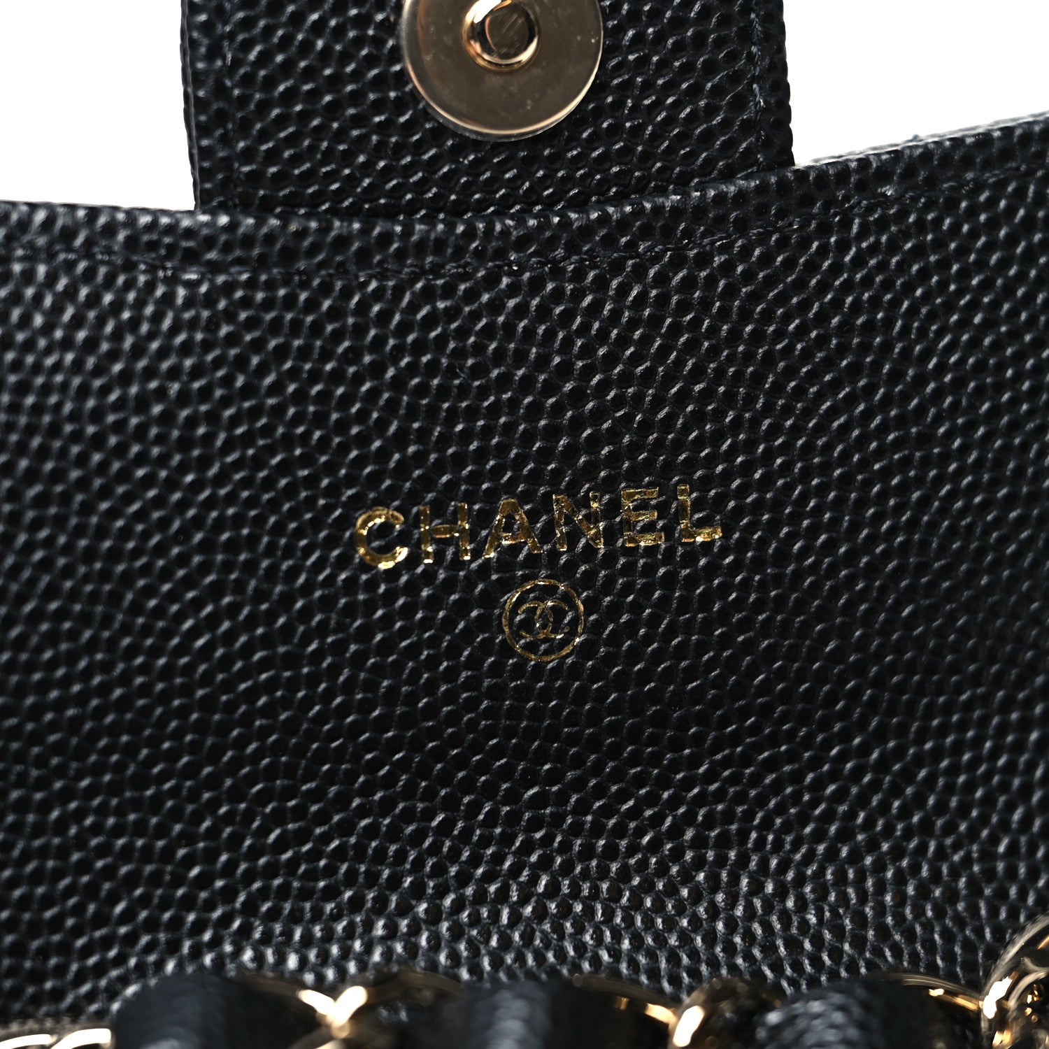 Chanel Caviar Quilted Mini Chain Belt Bag Black 6 of 11