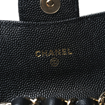 Chanel Caviar Quilted Mini Chain Belt Bag Black 6 of 11