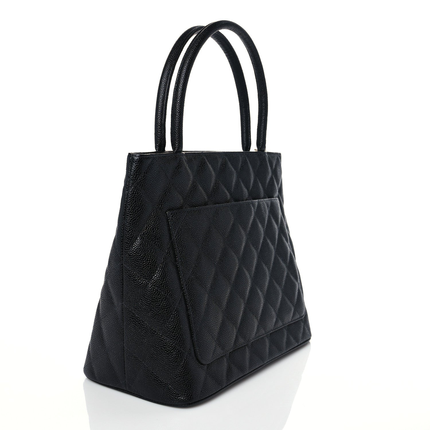 Chanel Caviar Quilted Medallion Tote Black 3 of 8