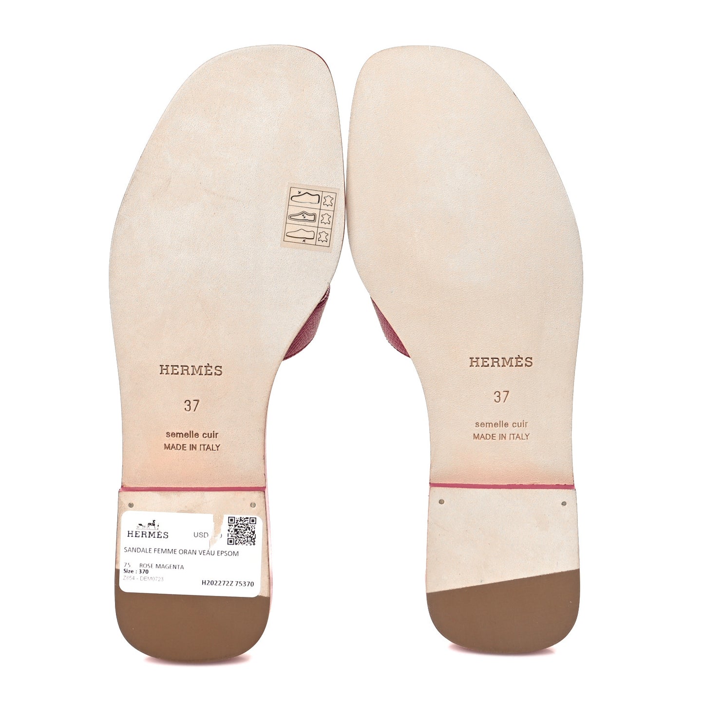 Epsom Oran Sandals 37 Rose Magenta