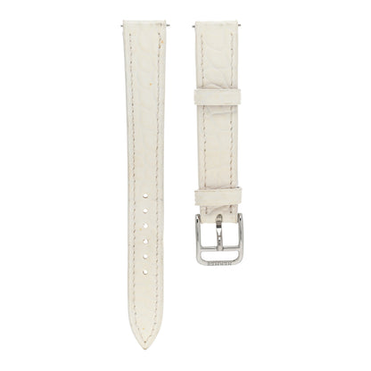 Hermes Alligator Heure H Hour Watch 30mm Strap White 1 of 9