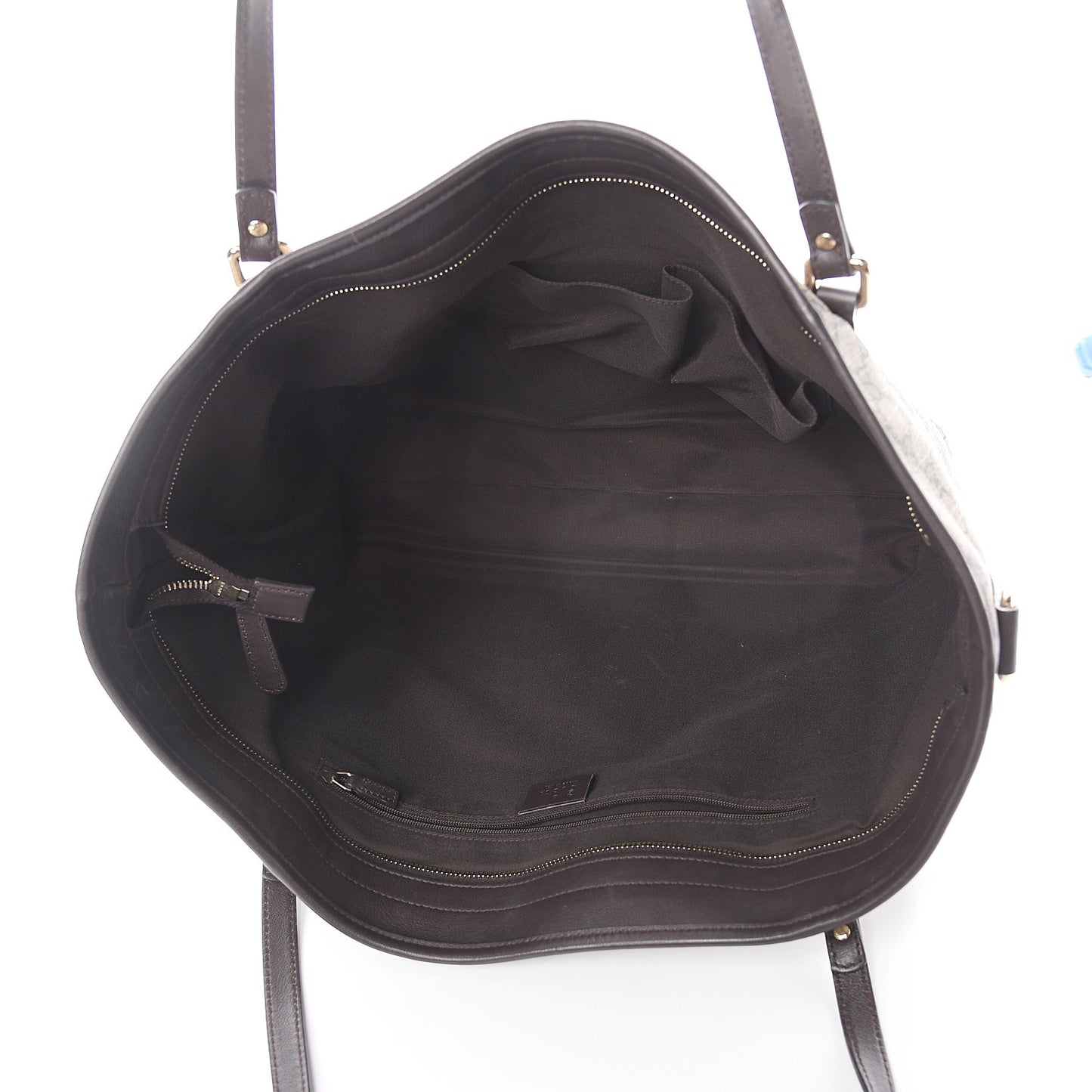 GG Supreme Monogram Medium Joy Tote Brown