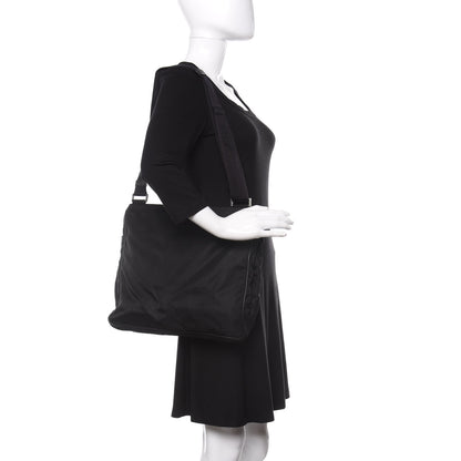 Prada Nylon Messenger Bag Black 2 of 9