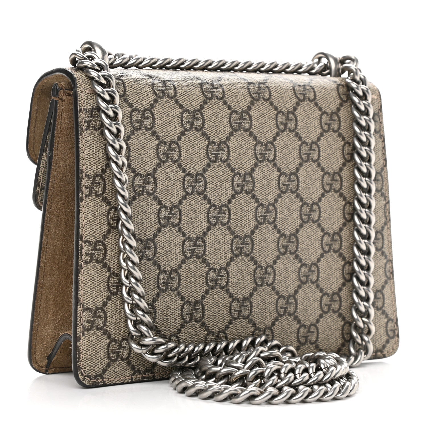 Gucci GG Supreme Monogram Mini Dionysus Shoulder Bag Taupe 3 of 11