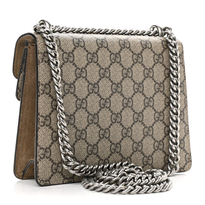 Gucci GG Supreme Monogram Mini Dionysus Shoulder Bag Taupe 3 of 11