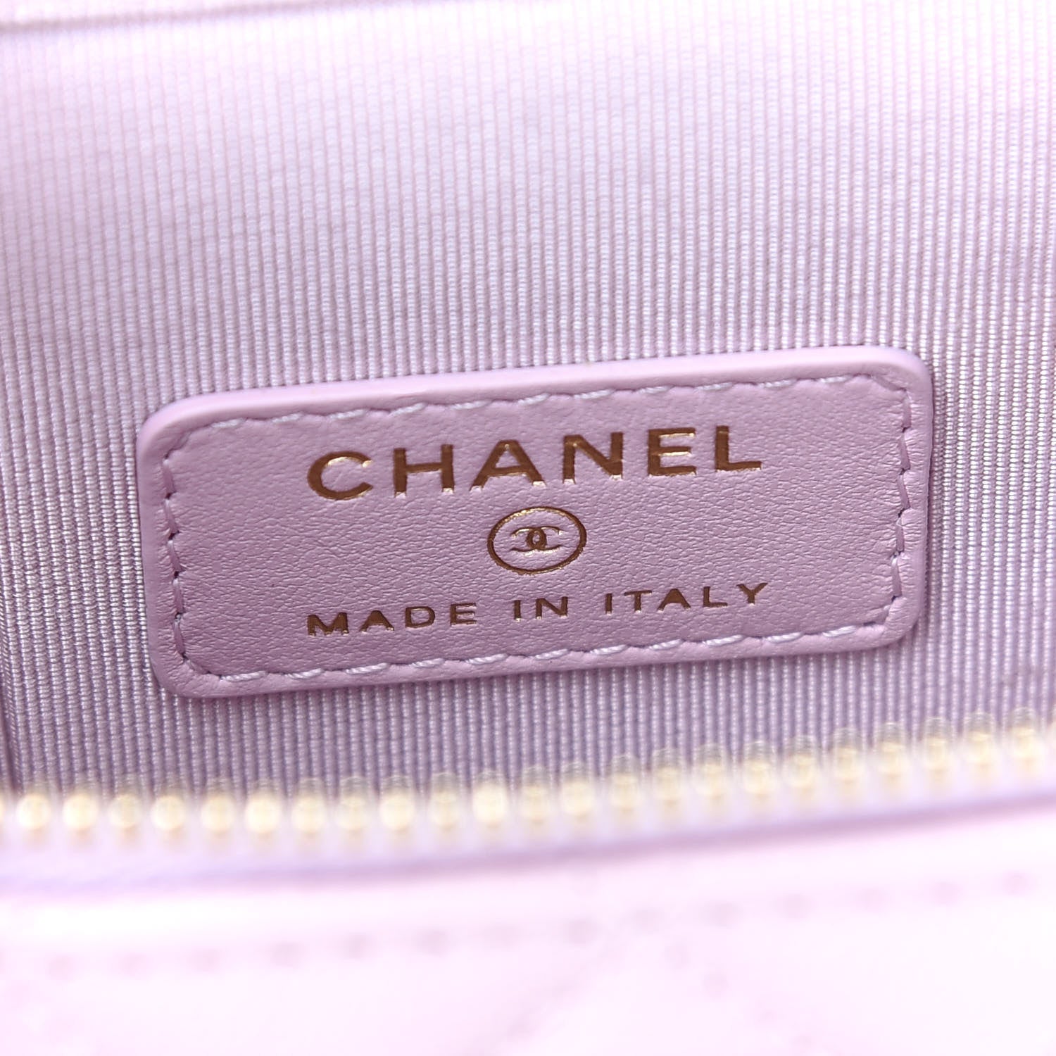 Chanel Caviar Quilted Small Vertical Coco Beauty Vanity Case With Chain Light Pink 6 of 9