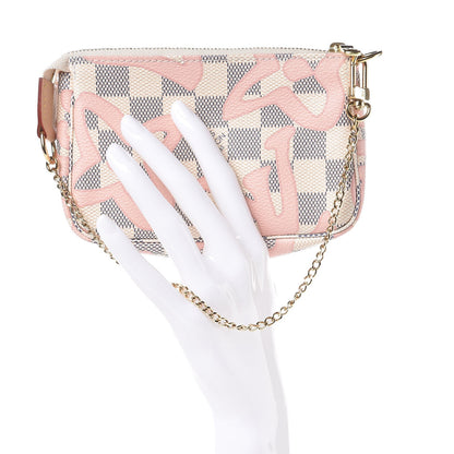 Louis Vuitton Damier Azur Tahitienne Mini Pochette Accessories 2 of 8