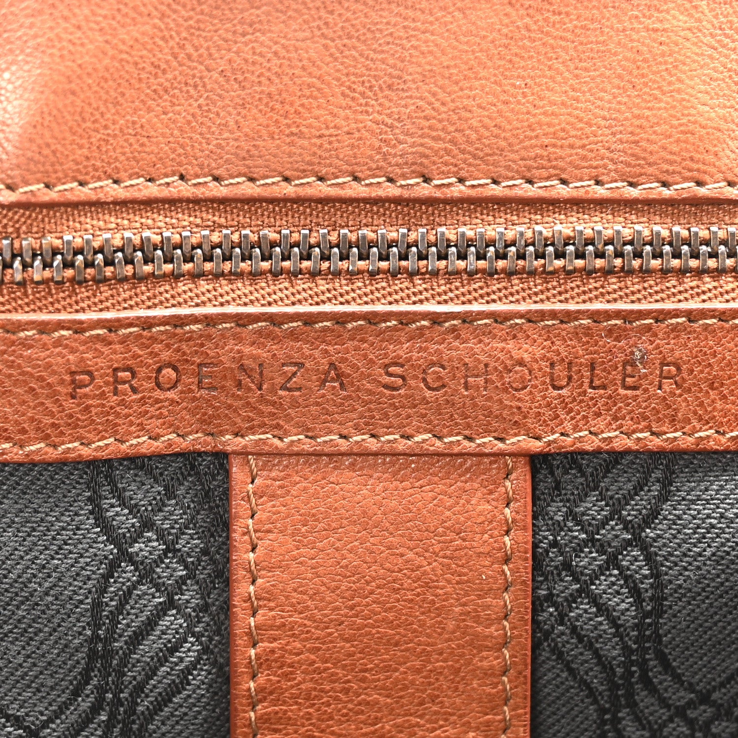 Proenza Schouler Lambskin Medium PS1 Satchel Saddle 6 of 10