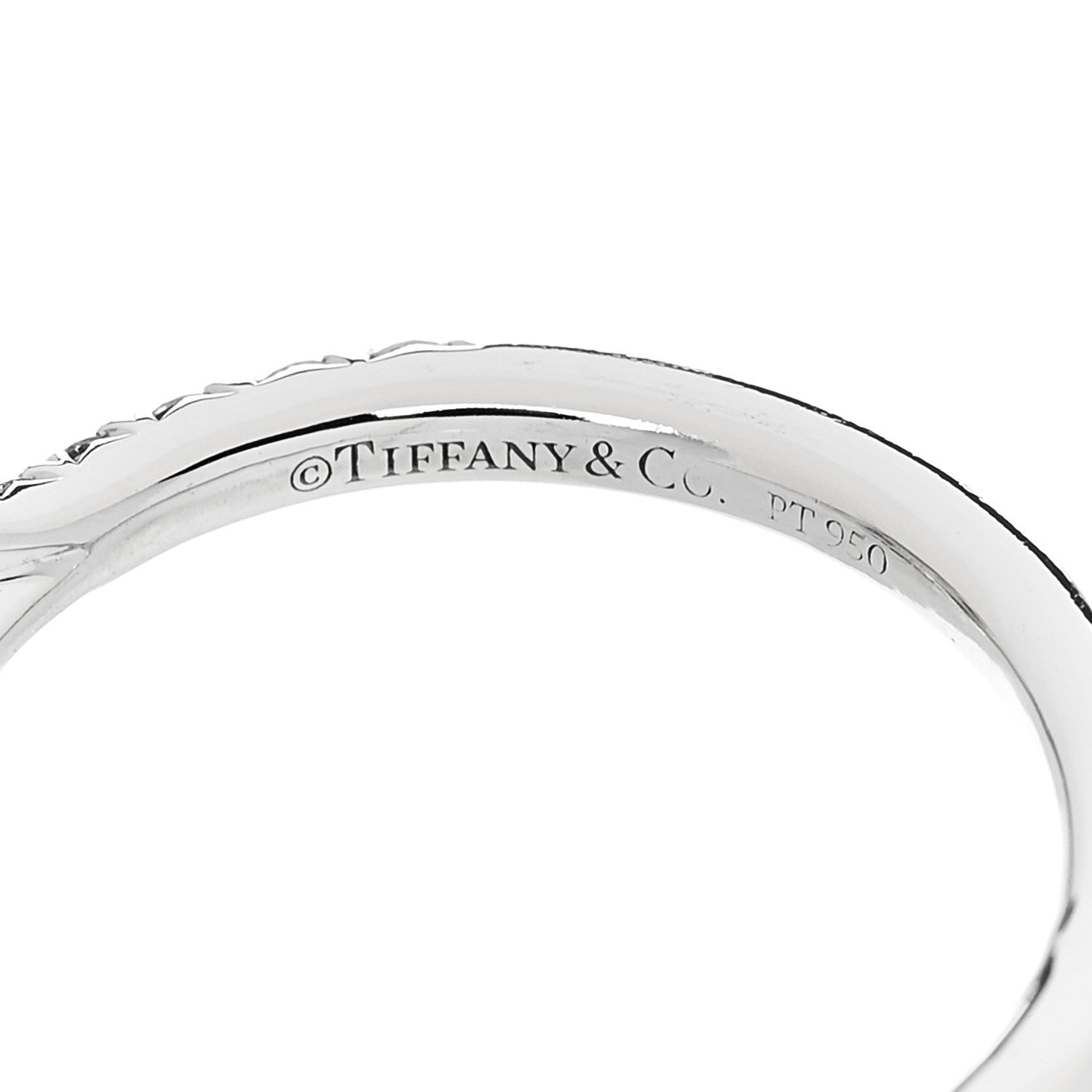 Tiffany Platinum Diamond .30ct Soleste Cushion Cut Double Halo Engagement Ring 47 4.25 6 of 7