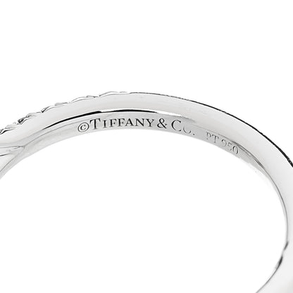 Tiffany Platinum Diamond .30ct Soleste Cushion Cut Double Halo Engagement Ring 47 4.25 6 of 7