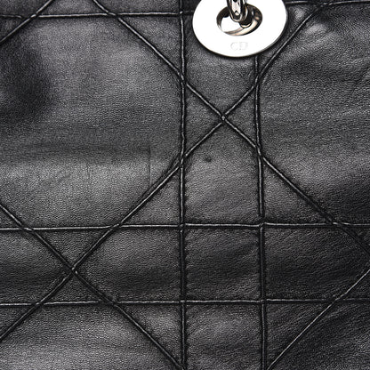 Christian Dior Lambskin Cannage Medium Granville Tote Black 12 of 12