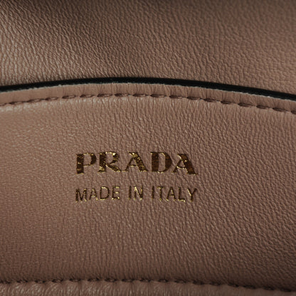 Prada Saffiano Cuir Medium Double Bag Black Mughetto 7 of 9