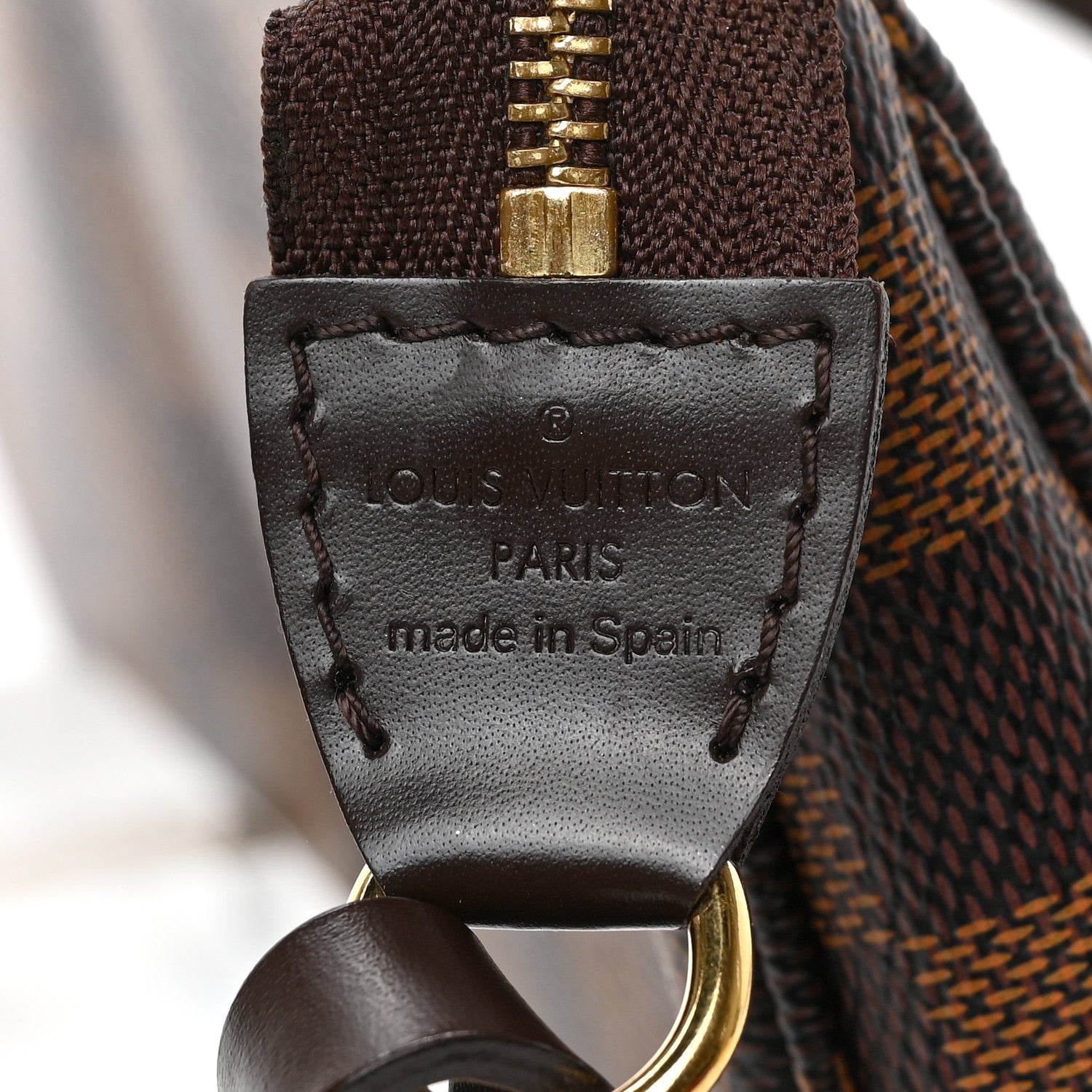 Louis Vuitton Damier Ebene Pochette Accessories NM 6 of 8