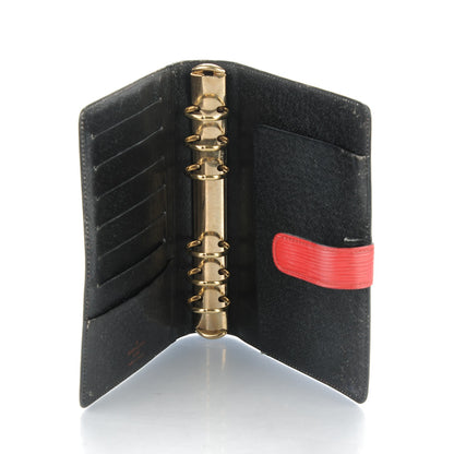 Louis Vuitton Epi Medium Ring Agenda Cover Castillan Red 5 of 9