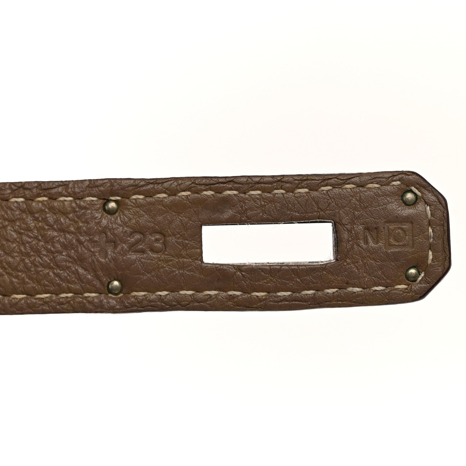 Hermes Togo Kelly Retourne 35 Etoupe 7 of 14