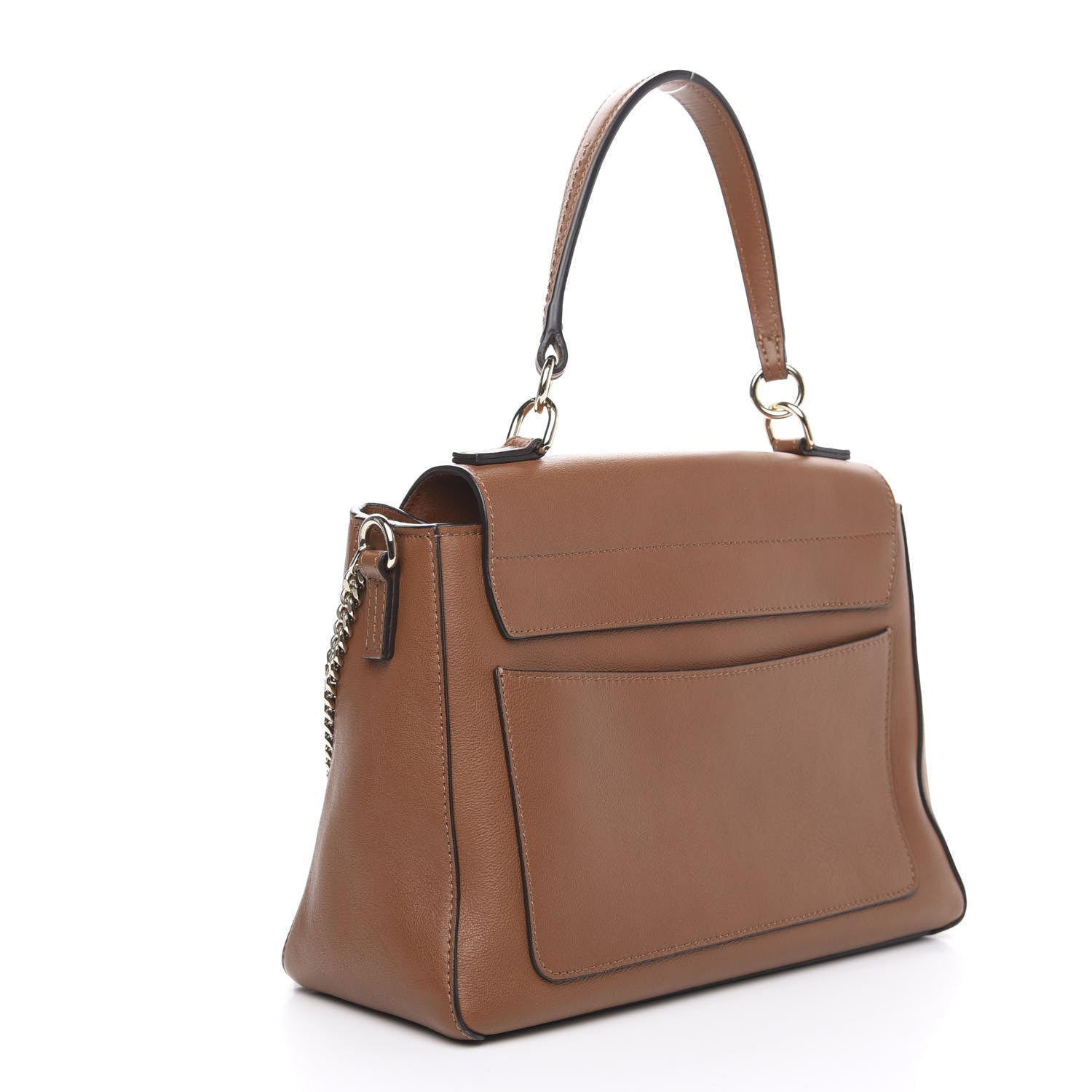 Chloe Calfskin Small Faye Day Shoulder Bag Tan 2 of 8