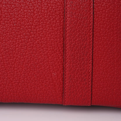 Hermes Twill H Negonda Garden Party 30 TPM Tote Rouge Piment 11 of 15