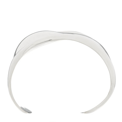 Tiffany Sterling Silver Medium Elsa Peretti Right Wrist Bone Cuff Bracelet 4 of 5