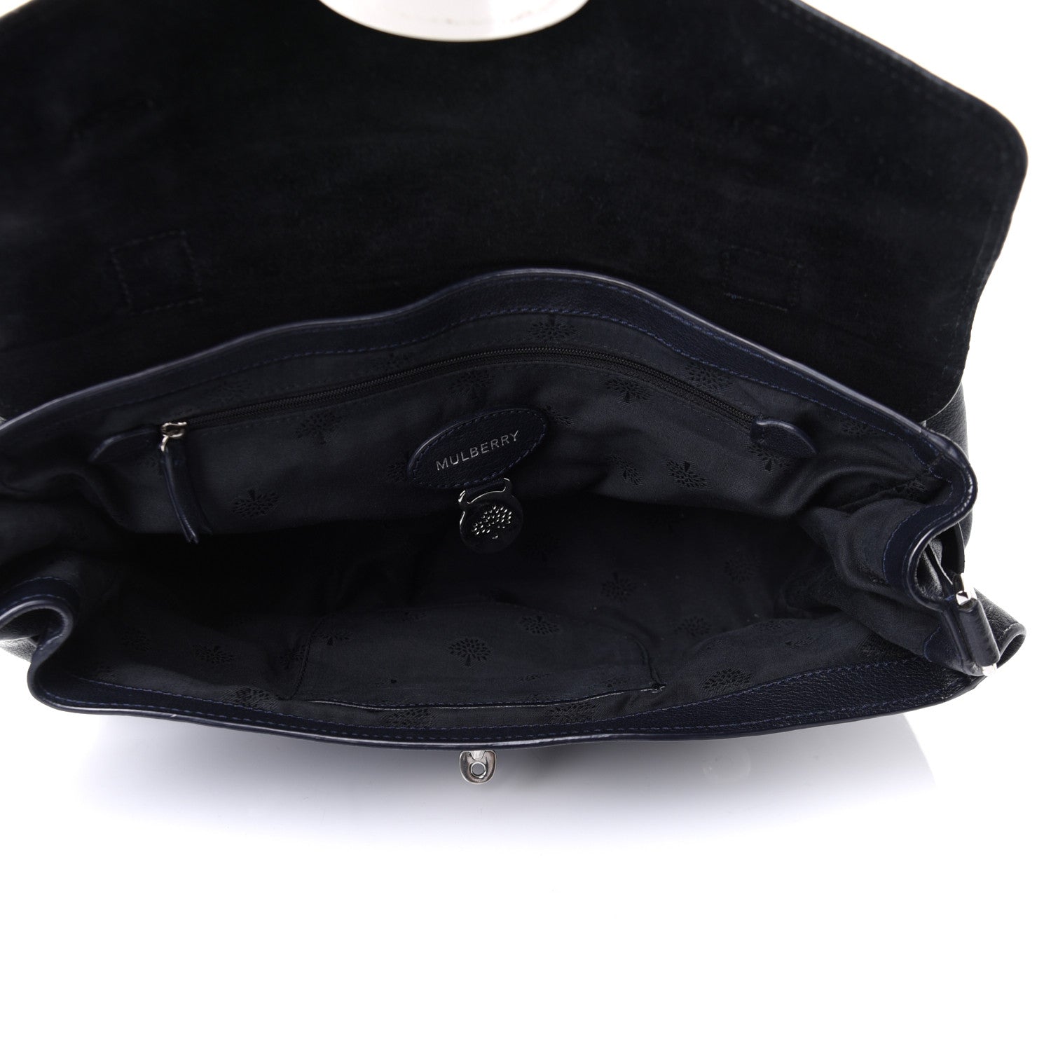 Mulberry Polished Buffalo Medium Alexa Midnight Blue 4 of 4
