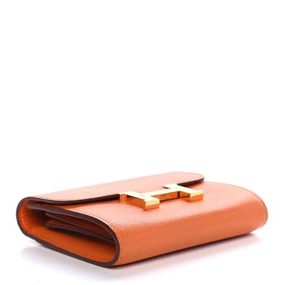 Hermes Epsom Constance Short Wallet Orange 4 of 12