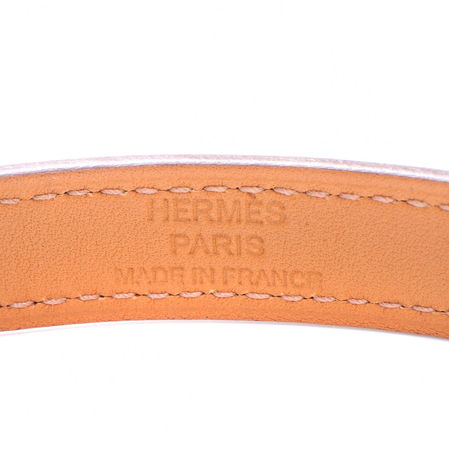 Hermes Epsom Kelly Double Tour Bracelet Crocus Purple Small 5 of 7