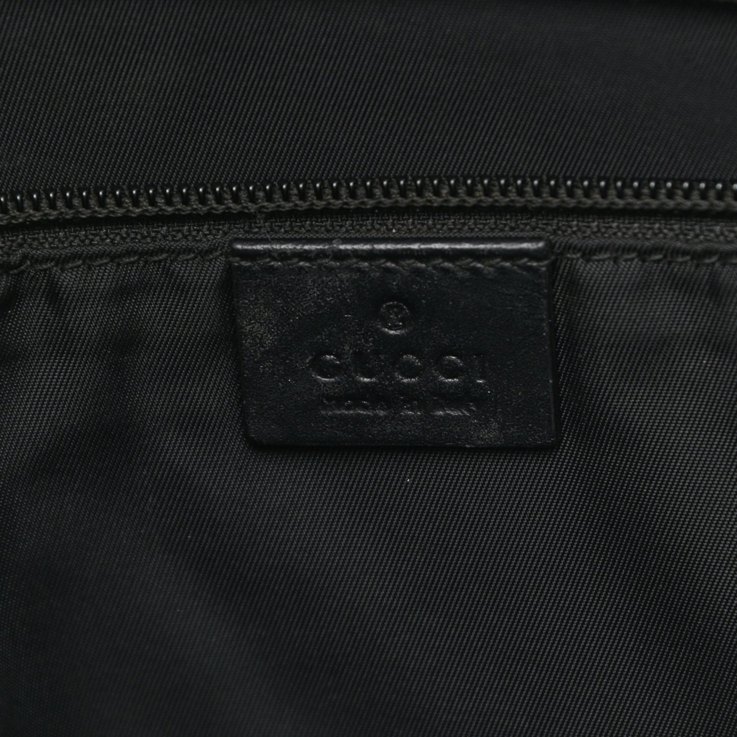 GG Supreme Monogram Web Messenger Bag Black