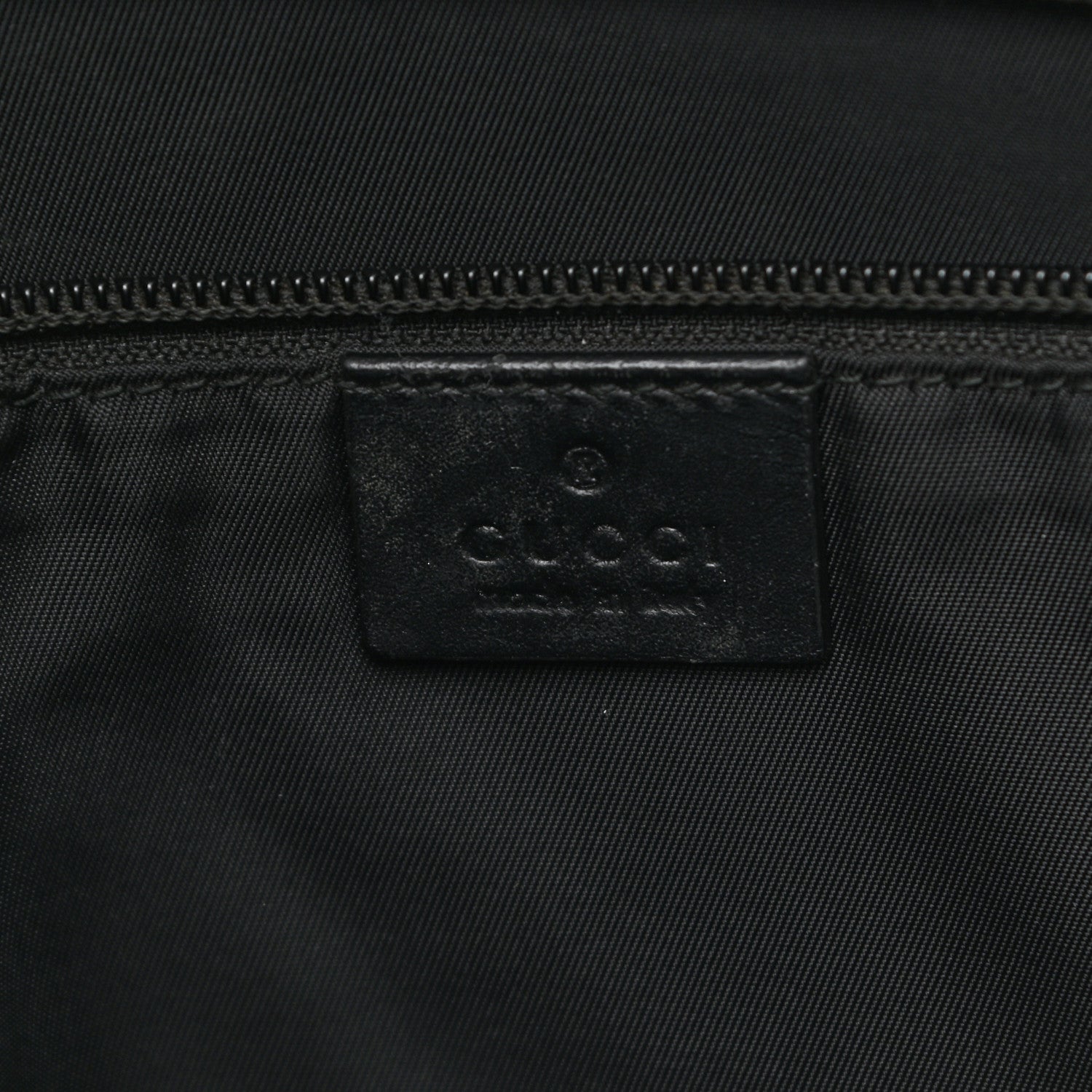 Gucci GG Supreme Monogram Web Messenger Bag Black 5 of 10