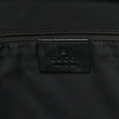 Gucci GG Supreme Monogram Web Messenger Bag Black 5 of 10