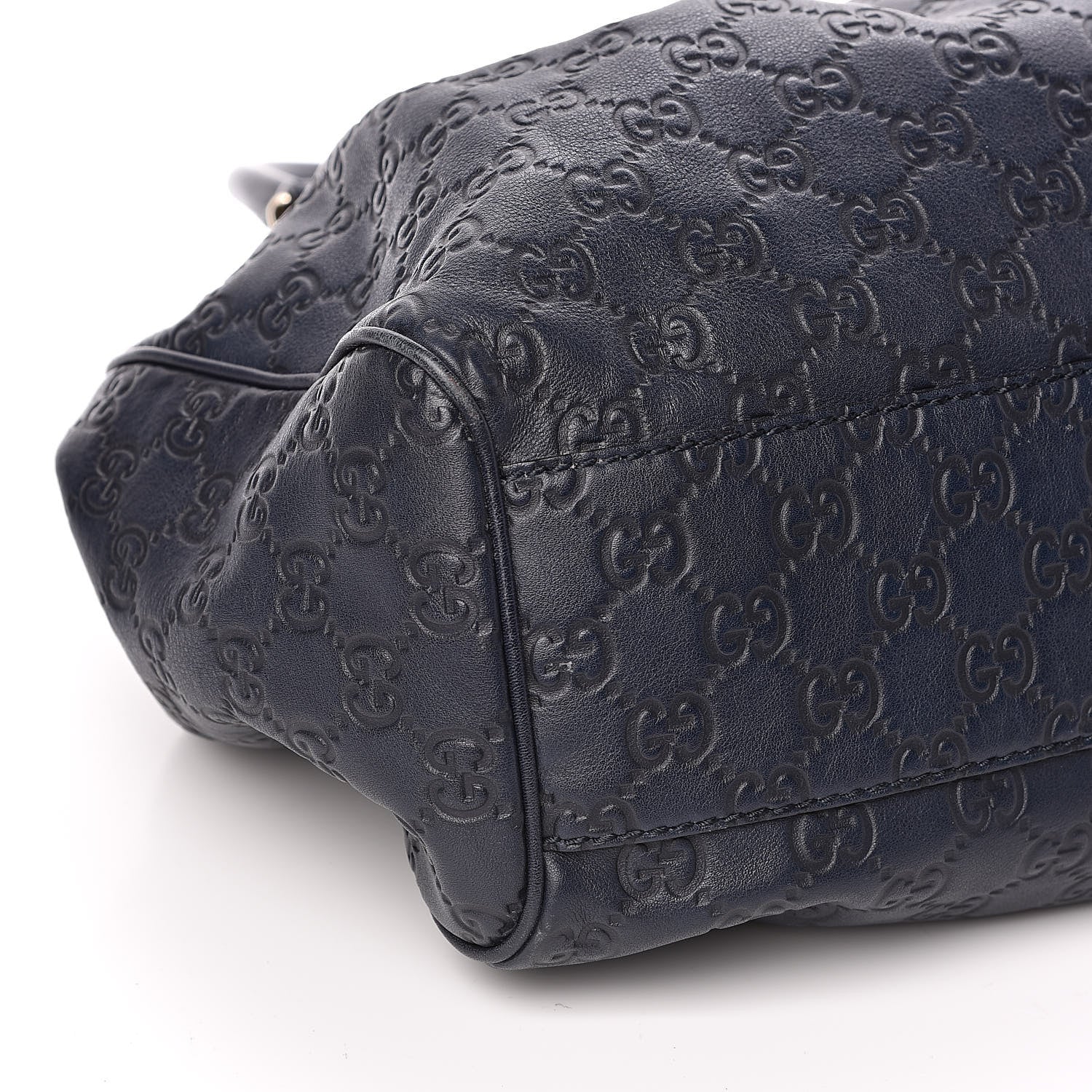 Gucci Guccissima Medium Sukey Tote Blue 8 of 11