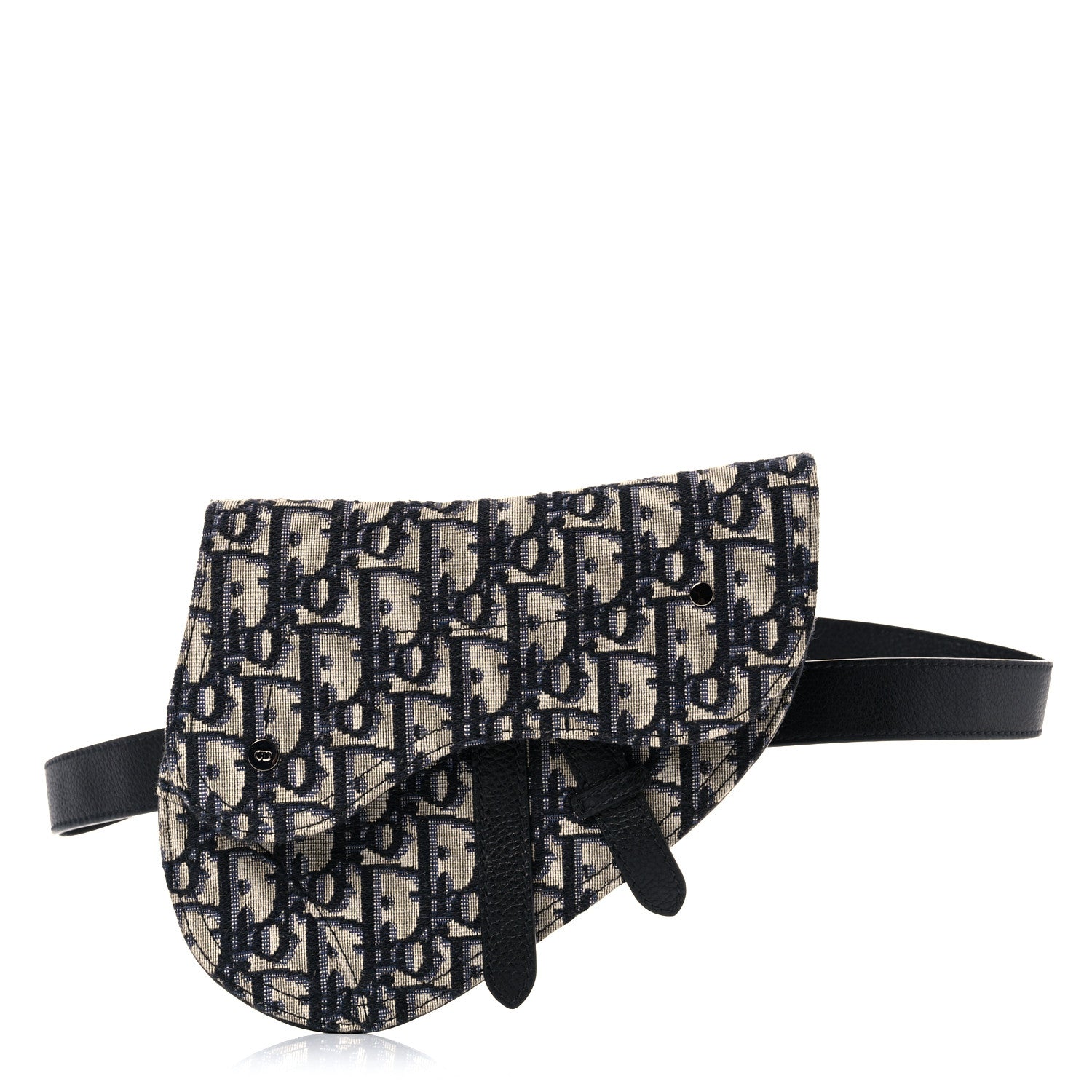 Christian Dior HOMME Oblique Saddle Belt Bag Blue 1 of 8