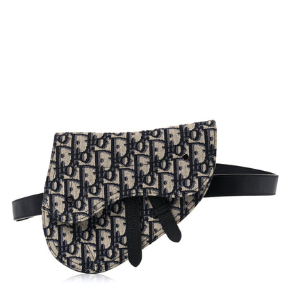 Christian Dior HOMME Oblique Saddle Belt Bag Blue 1 of 8