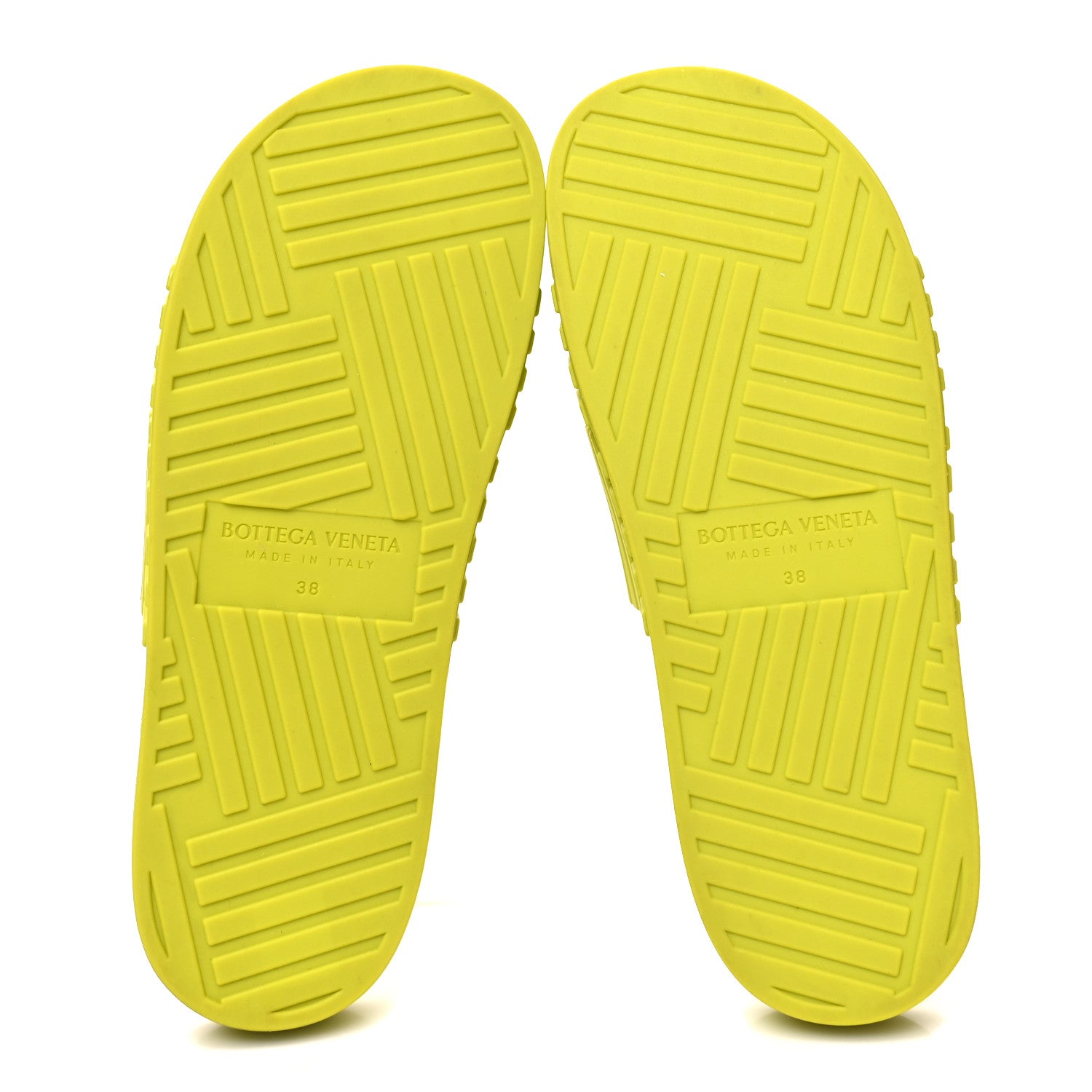 Bottega Veneta Rubber Carpet Slider Sandals 38 Kiwi 5 of 7