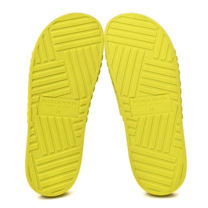 Bottega Veneta Rubber Carpet Slider Sandals 38 Kiwi 5 of 7